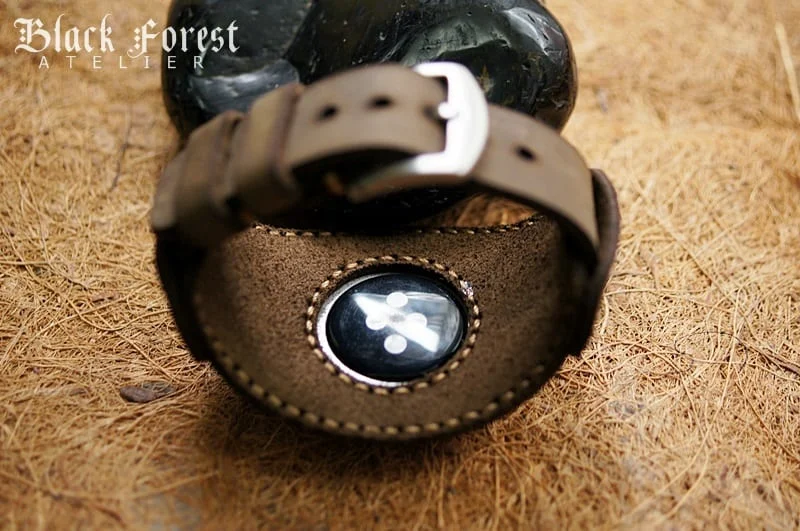 CUFF handgefertigt Leder Uhrenarmband incl. Lugs Adapter für Apple Watch (oder Apple Watch Sport) 42mm oder 38mm – Bild 6